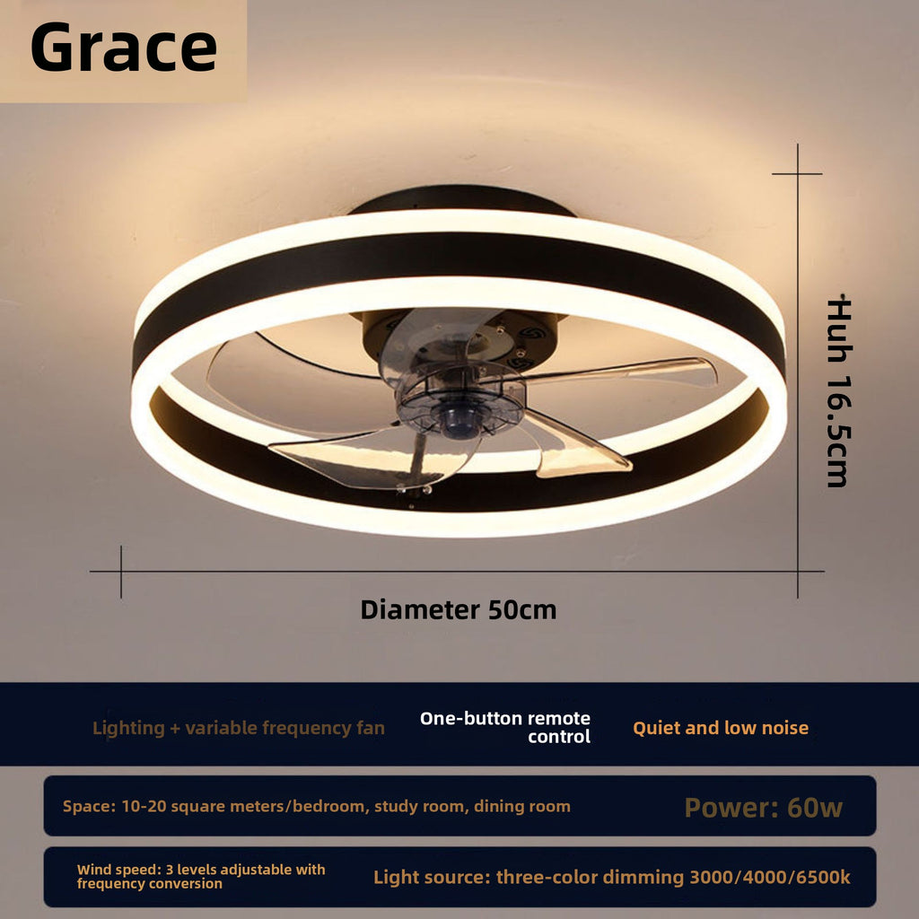 Modern Ceiling Fan Light with LED