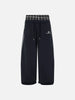 Retro Plaid Embroidered Casual Pants