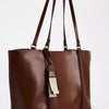 Embroidered Vintage Leather Crossbody Bag