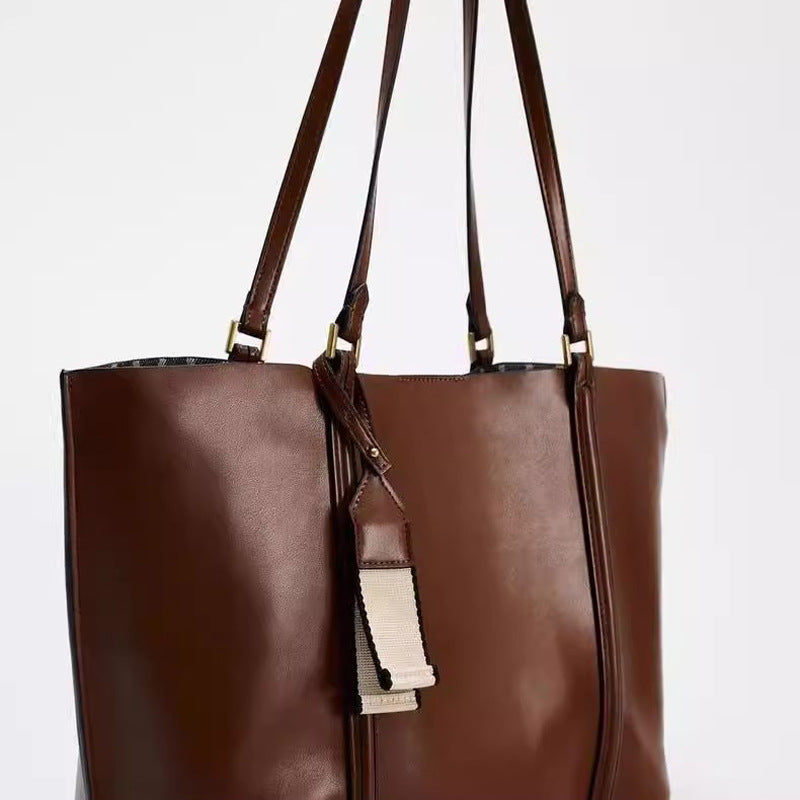 Embroidered Vintage Leather Crossbody Bag