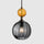 Nordic Modern Minimalist Colored Glass Chandelier for Dining Room