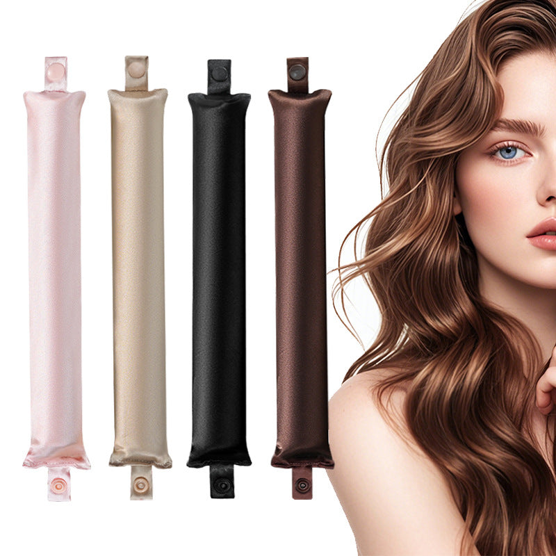 Heat-free Satin Hair Curling Tool for Overnight Use