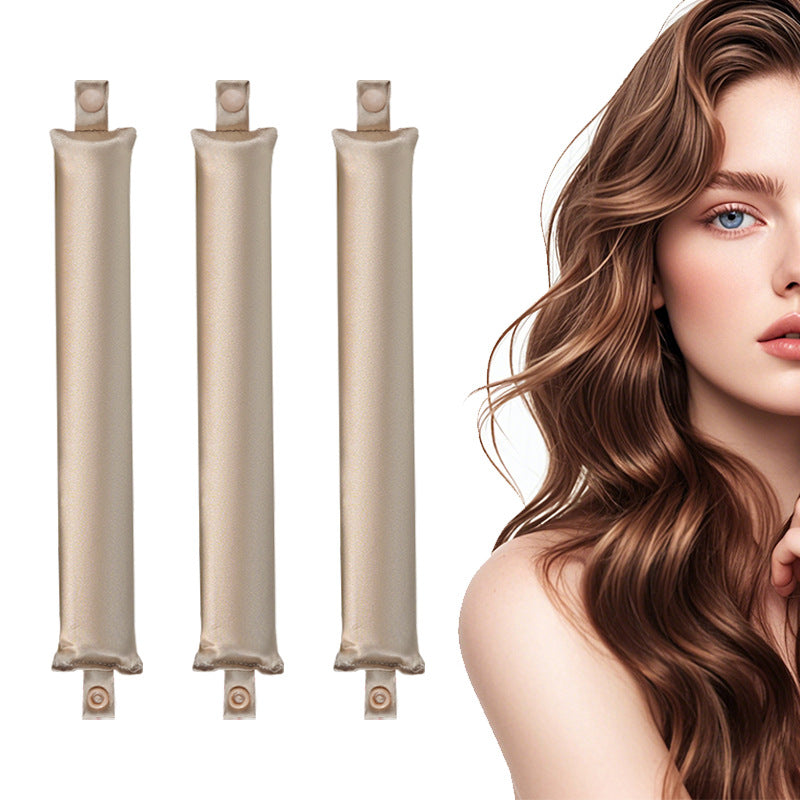 Heat-free Satin Hair Curling Tool for Overnight Use