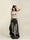 Womens Vintage Washed Ripped Wide-Leg Jeans