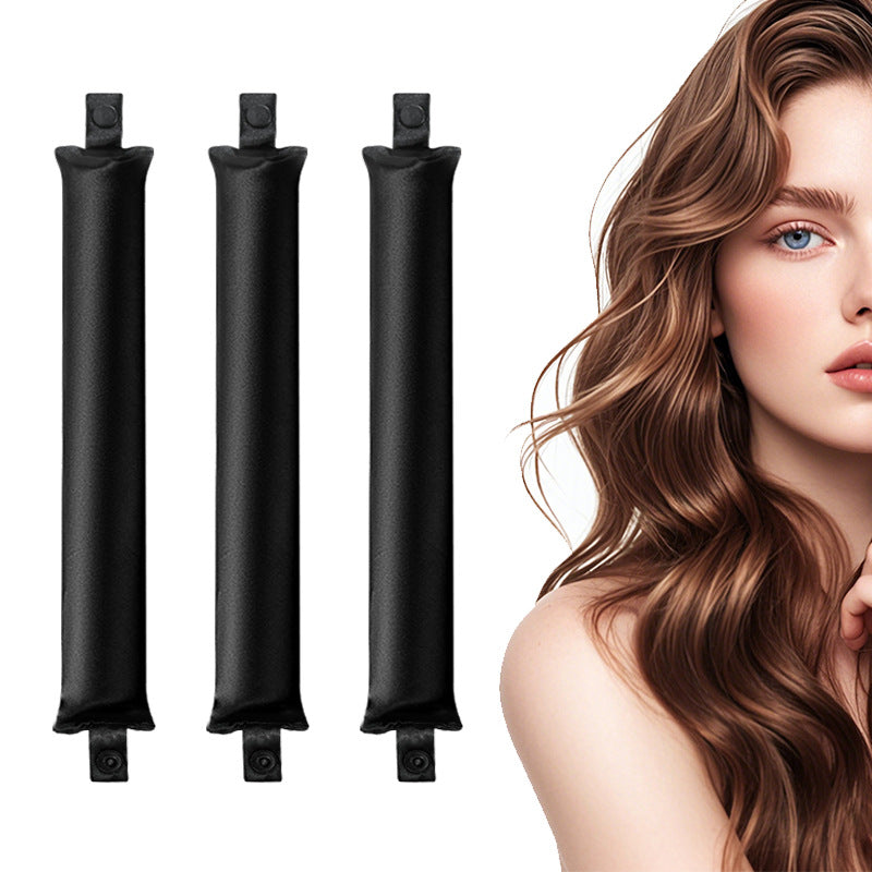 Heat-free Satin Hair Curling Tool for Overnight Use