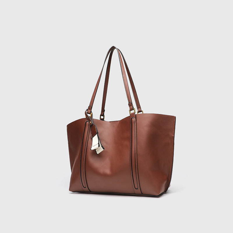Embroidered Vintage Leather Crossbody Bag