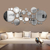 Mirror Acrylic Circle Wall Decals