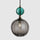 Nordic Modern Minimalist Colored Glass Chandelier for Dining Room