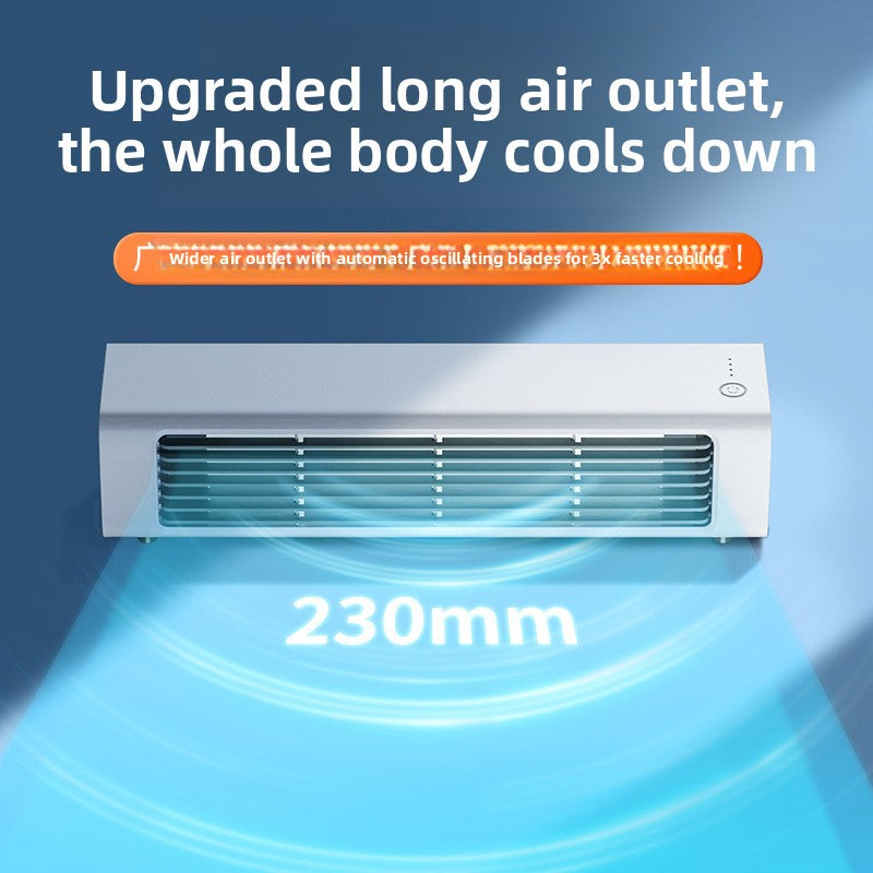 Bladeless USB Desk Fan with Rechargeable Battery