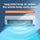 Bladeless USB Desk Fan with Rechargeable Battery