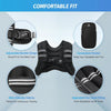 Adjustable Weighted Training Vest with Reflective Details