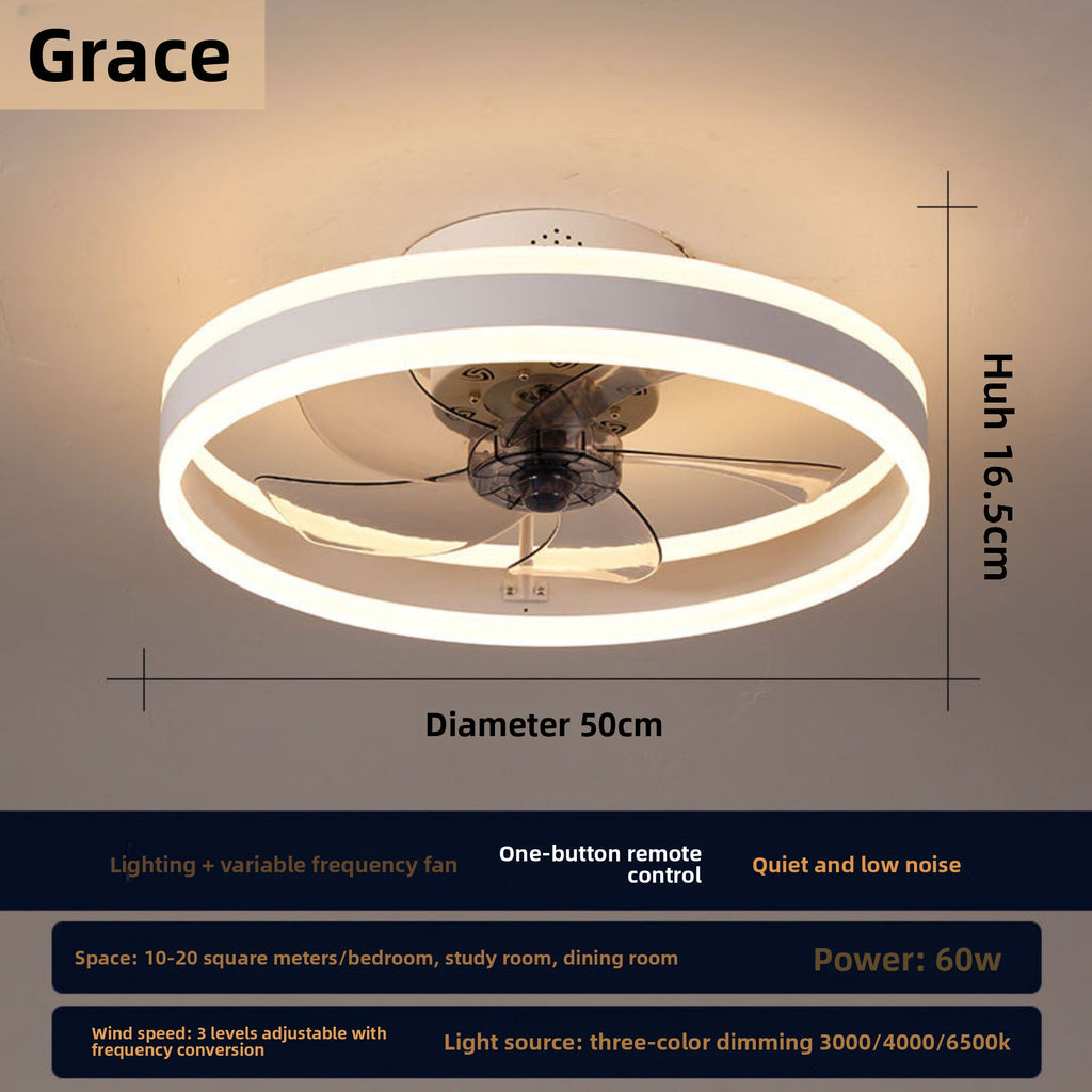 Modern Ceiling Fan Light with LED