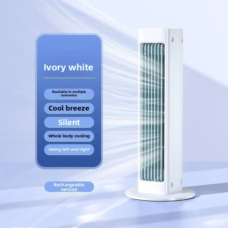 Bladeless USB Desk Fan with Rechargeable Battery
