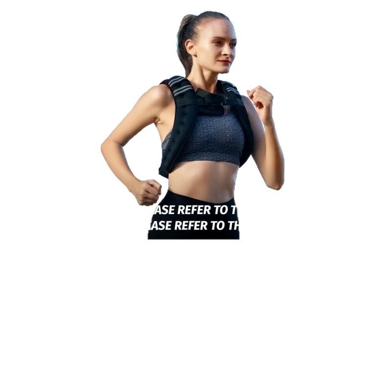 Adjustable Weighted Training Vest with Reflective Details