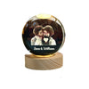 3D customized crystal ornaments for two people
